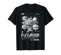 Futurismo Ciencia Ficción Estación Espacial Futuro 2030 Camiseta
