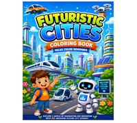 Futuristic Cities Coloring Book