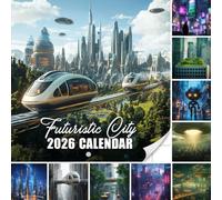 Futuristic City Calendar 2026: Skylines ahead of their time captured in bold architectural vision