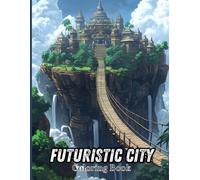 Futuristic City Coloring Book for Adults: Relaxing Sci-Fi Architecture and Fantasy Cityscapes for Mindfulness, Stress Relief, and Creative Inspiration - Perfect Gift for Art and Architecture Lovers