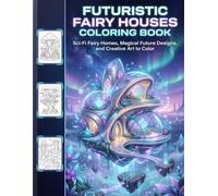 Futuristic Fairy Houses Coloring Book: Sci-Fi Fairy Homes, Magical Future Designs, and Creative Art to Color