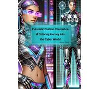 Futuristic Fashion Chronicles: A Coloring Journey into the Cyber World