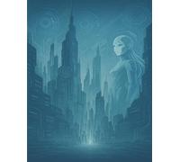 Futuristic Notebook: 100-Page Lined Journal | 8.5 x 11 Inches | Sci-Fi Themed Notebook for Creators, Students, and Dreamers