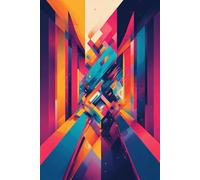 Futuristic Notebook for Kids - Trendy Lined Journal: Perfect for School, Creative Writing & Ideas | Modern Sci-Fi Cover | 6x9 Inches | 120 Pages