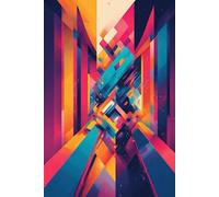 Futuristic Notebook for Kids - Trendy Lined Journal: Perfect for School, Creative Writing & Ideas | Modern Sci-Fi Cover | 6x9 Inches | 120 Pages