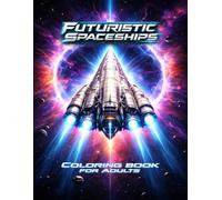 Futuristic Spaceships Coloring Book for Adults: 30 Detailed Sci-Fi Starships Including Military Fighters, Cargo Freighters, Exploration Ships, Medical ... Space Yachts (Future Cosmos Coloring Series)