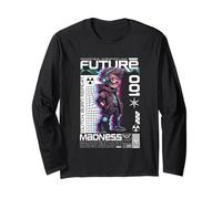 Futuro 001 Madness Glitch Burn Repeat Manga Larga