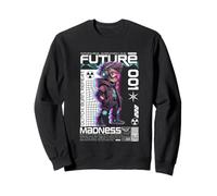 Futuro 001 Madness Glitch Burn Repeat Sudadera