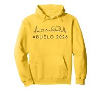 Futuro Abuelo 2026 Latido Corazón Anuncio Embarazo Sudadera con Capucha