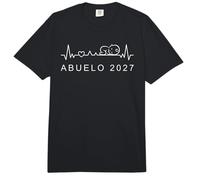 Futuro Abuelo 2027 Latido Corazón Anuncio Embarazo Comfort Colors Adult Heavyweight T-Shirt