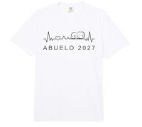 Futuro Abuelo 2027 Latido Corazón Anuncio Embarazo Comfort Colors Adult Heavyweight T-Shirt