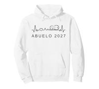 Futuro Abuelo 2027 Latido Corazón Anuncio Embarazo Sudadera con Capucha