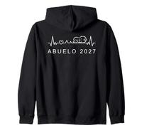Futuro Abuelo 2027 Latido Corazón Anuncio Embarazo Sudadera con Capucha