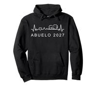 Futuro Abuelo 2027 Latido Corazón Anuncio Embarazo Sudadera con Capucha