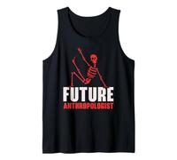 Futuro Antropólogo Ciencia Antropología Fósiles Camiseta sin Mangas