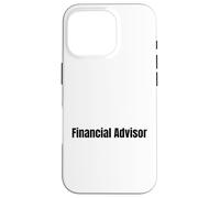 Futuro Asesor Financiero Motivación Estudiantil Carcasa para iPhone 16 Pro