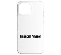 Futuro Asesor Financiero Motivación Estudiantil Carcasa para iPhone 16 Pro MAX