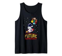 Futuro Astronauta con Planetas Astronomía para niños Camiseta sin Mangas