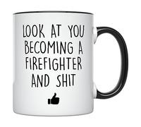 Futuro Bombero Tazas Porcelana Taza De Café Cerámica Taza Para Café Amigo Zumo 330Ml