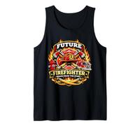 Futuro Bombero Valiente Desde el Principio Niños Camiseta sin Mangas