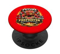 Futuro Bombero Valiente Desde el Principio Niños PopSockets PopGrip Adhesivo