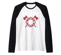 Futuro Bomberos Departamento de Bomberos Camiseta Manga Raglan