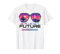 Futuro Brillante Cargando Visión Futurista Retro Camiseta