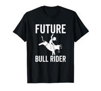 Futuro Bull Rider Rodeo Bull Riding Mecánico Cowboy Camiseta