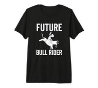 Futuro Bull Rider Rodeo Bull Riding Mecánico Cowboy Camiseta Premium