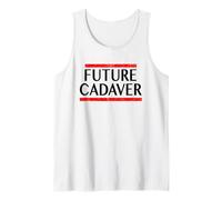 Futuro cadáver mórbido divertido espeluznante refranes de Halloween góticos Camiseta sin Mangas