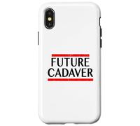 Futuro cadáver mórbido divertido espeluznante refranes de Halloween góticos Carcasa para iPhone X/XS