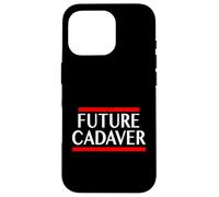 Futuro cadáver mórbido Espeluznante Divertido Refranes de Halloween gótico Carcasa para iPhone 16 Pro