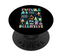 Futuro Científico Colorido Química Física Ciencia Amante PopSockets PopGrip Adhesivo