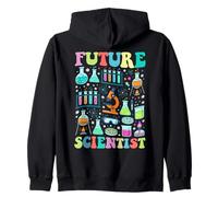 Futuro Científico Colorido Química Física Ciencia Amante Sudadera con Capucha