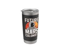 Futuro Colonista de Marte Divertido Ocupar Marte Vaso térmico de acero inoxidable de doble pared
