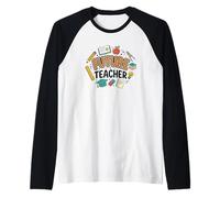 Futuro Docente Educación Estudiante Enseñanza Profesional Día Camiseta Manga Raglan
