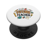Futuro Docente Educación Estudiante Enseñanza Profesional Día PopSockets PopGrip Adhesivo