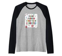 Futuro Doctor Chica Aspirante Médico Pre Med Estudiante Chicas Camiseta Manga Raglan