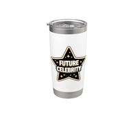 Futuro famoso estrella cantante actor atleta superestrella Vaso térmico de acero inoxidable de doble pared