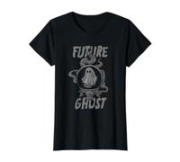 Futuro Fantasma Nu Goth Metalhead Espíritu Malvado Camiseta gráfica económica, Mujer, Negro, XS