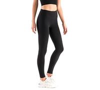 FUTURO FASHION Leggings de algodón para mujer, cintura alta, no transparentes, leggings de algodón de longitud completa, control de abdomen ancho, sólidos, deportivos, informales, Negro , XXL