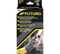 FUTURO Férula para pulgar de lujo de tamaño pequeño a mediano (12,7-16,5 cm), color negro - ajustable para estabilizar el dolor, lesiones o articulaciones débiles del pulgar