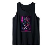 Futuro Guerrero Samurai Anime Ciencia Ficción Camiseta sin Mangas
