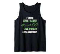 Futuro Herpetólogo Reptiles Anfibios Amante de reptiles Camiseta sin Mangas
