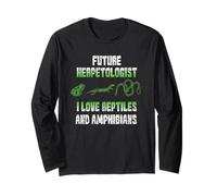 Futuro Herpetólogo Reptiles Anfibios Amante de reptiles Manga Larga