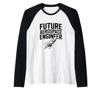 Futuro Ingeniero aeroespacial sueña con un Gran Espacio Camiseta Manga Raglan