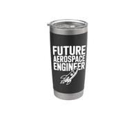 Futuro ingeniero aeroespacial sueña con un gran espacio Vaso térmico de acero inoxidable de doble pared
