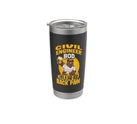 Futuro ingeniero civil Bod Like A Dad Bod Master Builder Vaso térmico de acero inoxidable de doble pared