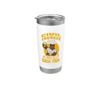 Futuro ingeniero civil Bod Like A Dad Bod Master Builder Vaso térmico de acero inoxidable de doble pared