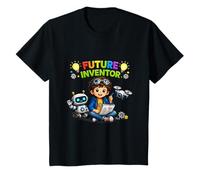 Futuro Inventor Robótica Ciencia Tecnología Diseño Camiseta